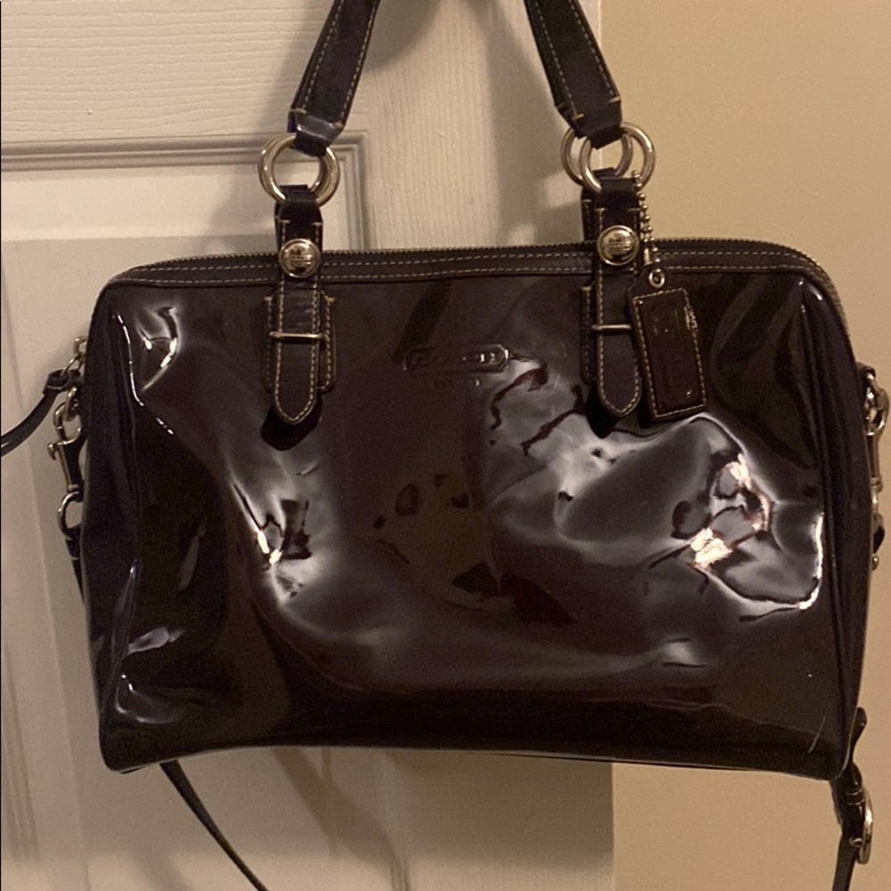 Purple Coach Purse